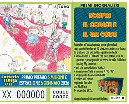 2025 Lotteria Italia Ticket