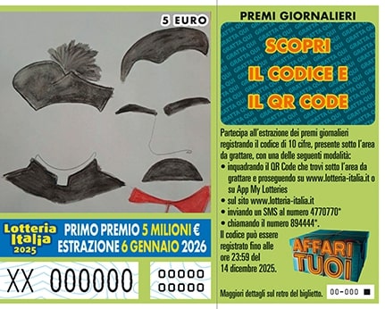 2025 Lotteria Italia Ticket